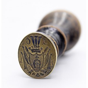 Stamp piston, with the Lubicz coat of arms