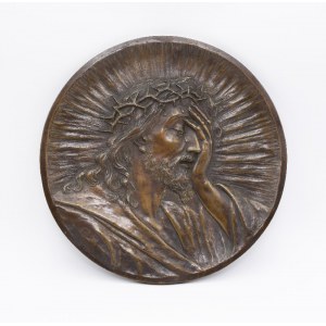 Wiktor GONTARCZYK (?) (1882-1948), Medalion z wizerunkiem Chrystusa