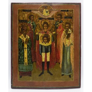 Icon - Archangel Michael with Mandylion
