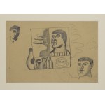 Marek WŁODARSKI (1903-1960), Głowy i butelki, 1928