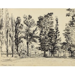 Franciszek HAYDER (1905-1990), Pejzaż z Ustronia, 1954
