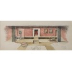 Kazimierz Leszek WIŚNIAK (ur. 1931), Projekt scenograficzny, 1986
