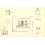 Jerzy NOWOSIELSKI (1923 Krakow - 2011 Krakow), Designs for darochranitielnica (tabernacle), iconostasis and orthodox church - double-sided work, 1970s.