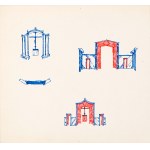 Jerzy NOWOSIELSKI (1923 Krakow - 2011 Krakow), Sketches of an iconostasis - double-sided work