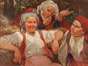 Wincenty Wodzinowski (1866 Igołomia k. Miechowa - 1940 Kraków), Odpoczynek żniwiarek