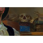 Jacek Malczewski (1854 Radom - 1929 Kraków), Autoportret z czaszką, 1908