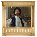 Jacek Malczewski (1854 Radom - 1929 Kraków), Autoportret z czaszką, 1908
