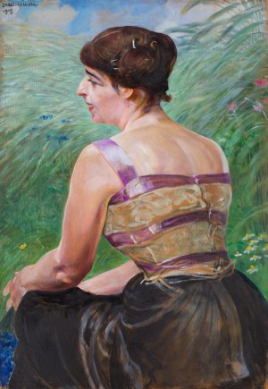 Jacek Malczewski (1854 Radom - 1929 Kraków), Portret kobiety, 1919