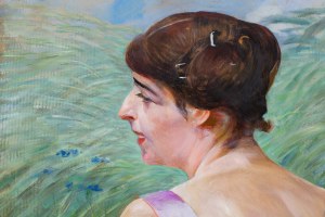 Jacek Malczewski (1854 Radom - 1929 Kraków), Portret kobiety, 1919