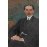 Olga Boznańska (1865 Kraków - 1940 Paryż), Portret mężczyzny, 1909