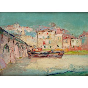 Włodzimierz Terlikowski (1873 Poraj k. Łodzi - 1951 Paryż), Widok miejski, 1929