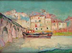 Włodzimierz Terlikowski (1873 Poraj k. Łodzi - 1951 Paryż), Widok miejski, 1929