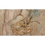 Tadeusz Makowski (1882 Oświęcim - 1932 Paryż), Dziewczynka z koszem kwiatów (“Fillette au panier de fleurs”), około 1927