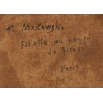 Tadeusz Makowski (1882 Oświęcim - 1932 Paryż), Dziewczynka z koszem kwiatów (“Fillette au panier de fleurs”), około 1927