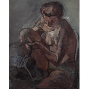Leopold Gottlieb (1879 Drohobycz - 1934 Paryż), Studium (Studium aktu), 1934