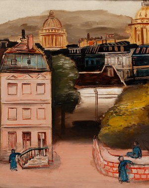 Zygmunt Józef Menkes (1896 Lwów - 1986 Riverdale, USA), Pejzaż z Paryża, około 1925