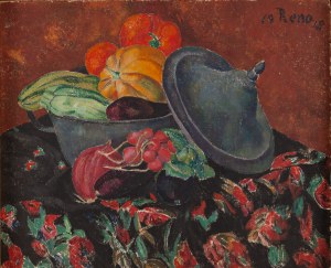 Irena Hassenberg (Reno) (1884 Warszawa - 1953 Paryż), Martwa natura z warzywami, 1918