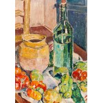 Maria Melania Mutermilch Mela Muter (1876 Warszawa - 1967 Paryż), Martwa natura z butelką, lata 30. XX w.