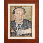 Maria Melania Mutermilch \ Mela Muter (1876 Warszawa - 1967 Paryż), Pejzaż z południa Francji (recto), około 1940 / Portret mężczyzny (verso), lata 30. XX w.