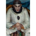 Eugeniusz Eibisch (1895 Lublin - 1987 Warszawa), Pierrot z mandoliną, około 1920