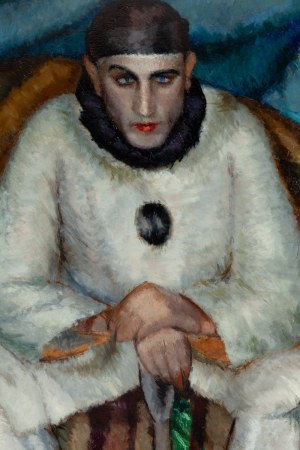 Eugeniusz Eibisch (1895 Lublin - 1987 Warszawa), Pierrot z mandoliną, około 1920
