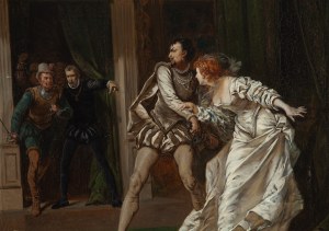 Władysław Bakałowicz (1833 Chrzanów - 1903 Paryż), Scena dworska