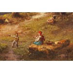 Adam Malinowski (1829 Lublin - 1892 Warszawa), Pasterska idylla, 1870