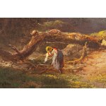 Adam Malinowski (1829 Lublin - 1892 Warszawa), Pasterska idylla, 1870