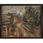 Stanisław Grabowski (1901 Libawa, Estonia - 1957 Chartres, Francja), Uliczka w Montmartre, przed/lub 1931