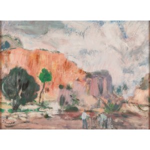 Jan Wacław Zawadowski (1891 Skobełka na Wołyniu - 1982 Aix en Provence), Pejzaż z kamieniołomem w tle