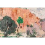 Jan Wacław Zawadowski (1891 Skobełka na Wołyniu - 1982 Aix en Provence), Pejzaż z kamieniołomem w tle