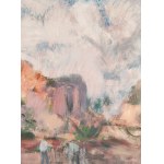 Jan Wacław Zawadowski (1891 Skobełka na Wołyniu - 1982 Aix en Provence), Pejzaż z kamieniołomem w tle