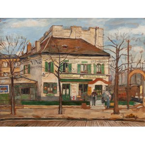Natan (Nathan) Grunsweigh (Grunsweig) (1880 Krakow - 1956 Paris), Bistro in Saint-Mandé (Bistro à St. Mandé).
