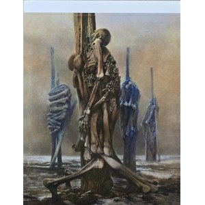Nálepka s obrazom Zdzislaw Beksinski / Zdzislaw Beksinski