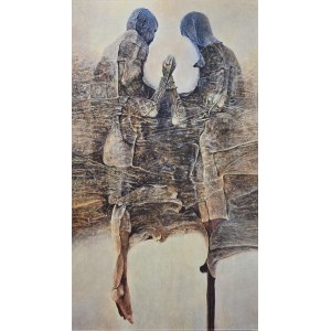 Sticker with a painting by Zdzislaw Beksinski / Zdzislaw Beksinski