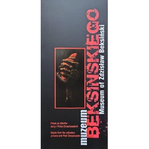 Ulotka prezentująca wystawę Zdzisława Beksińskiego, Miejska Galeria Sztuki w Częstochowie, 2003 / Zdzisław Beksiński