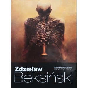Ulotka / folder z wystawy Zdzisław Beksiński, 2010