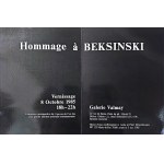 Folder / zaproszenie na wystawę Zdzisława Beksińskiego, Galerie Valmay, Paryż, 1985 / Zdzisław Beksiński
