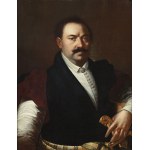 Marcin Jabłoński (1801 - 1876), Portret mężczyzny w stroju sarmackim, 1 poł. XIX w.
