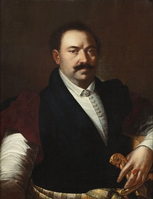 Marcin Jabłoński (1801 - 1876), Portret mężczyzny w stroju sarmackim, 1 poł. XIX w.