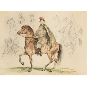 Piotr Michałowski (1800 - 1855), Studium jeźdźca, po 1832