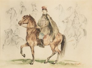Piotr Michałowski (1800 - 1855), Studium jeźdźca, po 1832