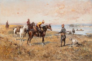 Tadeusz Ajdukiewicz (1852 - 1916), Scena bałkańska, 1898