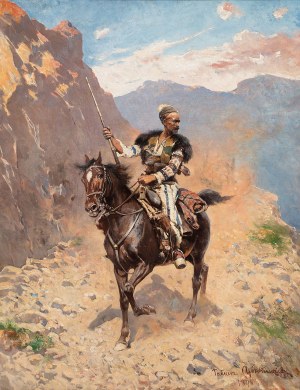 Tadeusz Ajdukiewicz (1852 - 1916), Jeździec wschodni, 1898