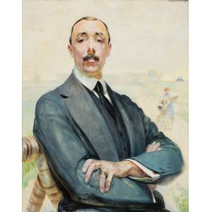 Jacek Malczewski (1854 - 1929), Portrait de Jan Albin Goetz-Okocimski, 1916