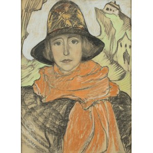 Stanisław Ignacy Witkiewicz (Witkacy) (1885 - 1939), Portrait de Rita Sacchetto, 1924