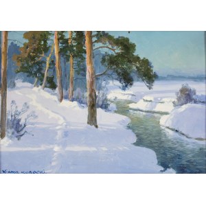 Wiktor Korecki (1890 - 1980), Strumyk zimą
