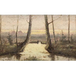 Viktor Korecki (1890 - 1980), Paysage aquatique, avant 1939