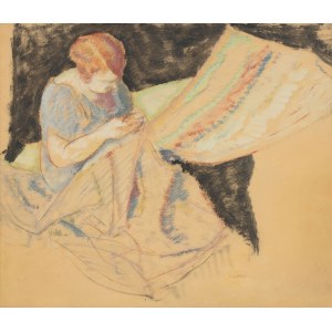 Leopold Gottlieb (1879 - 1934), Szyjąca, lata 20. - 30. XX w.