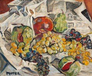 Mela Muter (1876 - 1967), Martwa natura z winogronami, 1 poł. XX w.